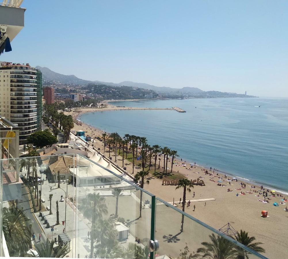 Malagueta Beach Daire Málaga Dış mekan fotoğraf