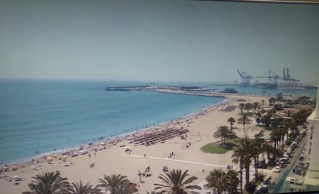 Malagueta Beach Daire Málaga Dış mekan fotoğraf